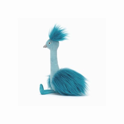 Jellycat Fou Fou Peacock Pájaros | LZHO-37286